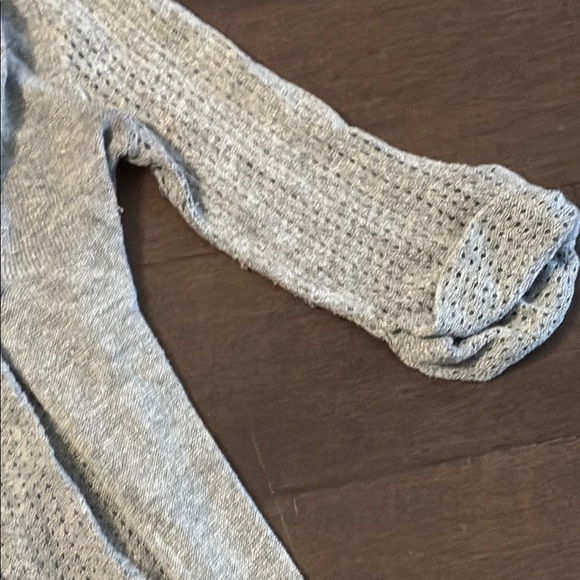 Rue21 Heather Gray Knit Cardigan, size small, lightweight drape style - Picture 4 of 10